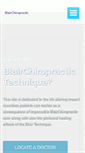 Mobile Screenshot of blairchiropractic.com